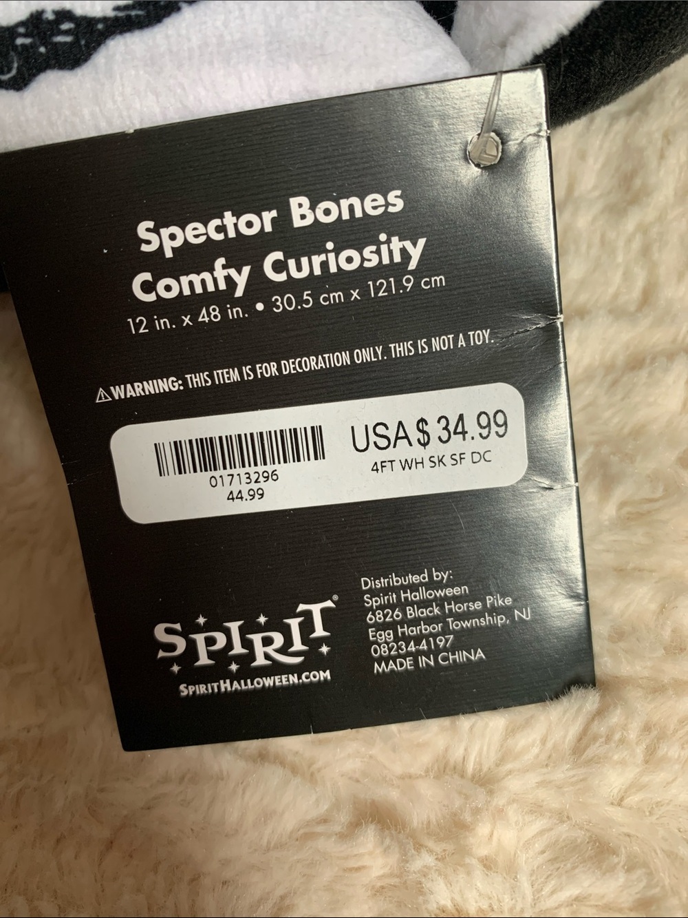 4 Ft Skeleton Spector Bones Comfy Curiosity - Picture 6 of 6